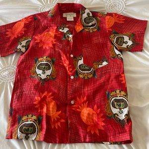 Vintage Aloha Shirt Hookano Made in Hawaii Boys